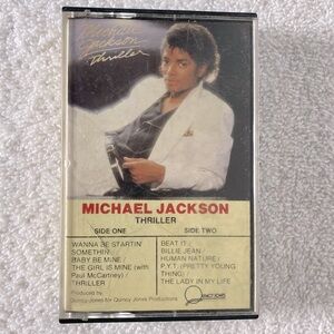 Vintage 1982 Michael Jackson Thriller Cassette Tape
